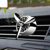 Car Conditioning Smell Air Freshener Alloy LED Auto Vent Outlet Perfume Clip Fresh Aromatherapy Fragrance Atmosphere Light
