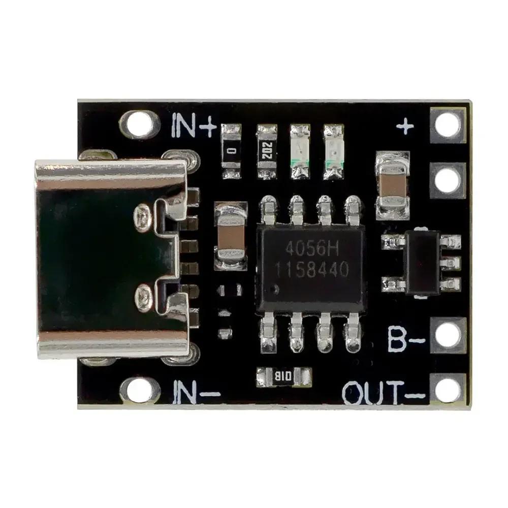 1pcs Type-C USB Ultra-Small Lithium Battery Charging Panel 1A Ternary Lithium 3.7V 4.2V Charger Module With Protection Board