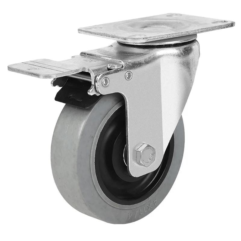 TPR Rubber Silent Universal Caster Wheel