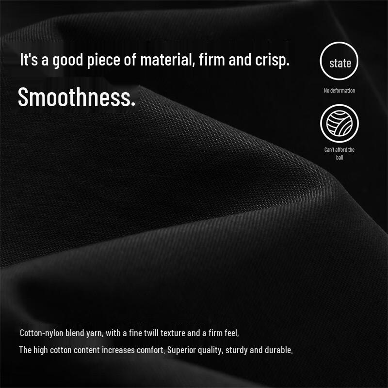 Men's Easy-Care Tapered Cropped Casual Pants