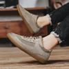 Fashion High Quality Men Shoes Handmade Leather Footwear Male Casual Business Flats Outdoor Soft Soled Travel Sneakers Brand Moccasins