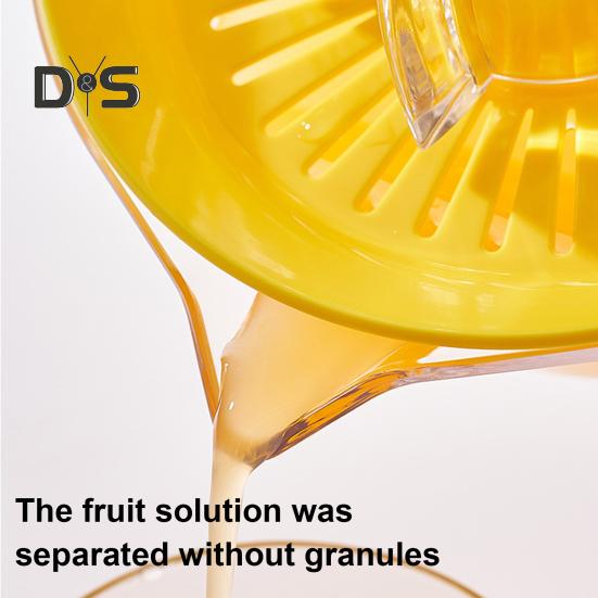 Соковыжималка для цитрусовых и лимонов, ручная соковыжималка с мерным стаканом и теркой, экономящая место кухонный инструмент для сока, измельчения чеснока, отделения яичного желтка