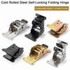 0/90/180 Degree Self Lock Hinges Self-Locking Extension Support Bracket Table Chair Bed Leg Feet