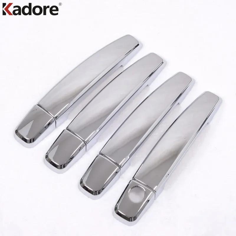 Door Handle Cover Trim For Chevrolet Trax Tracker 2014-2016 2017 2018 Chrome Car Side Door Handles Catch Cap Overlay Accessories