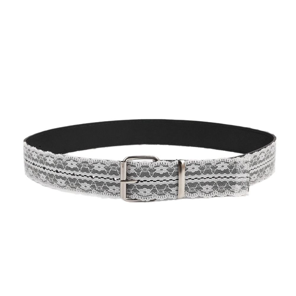 Beautiful Lace Waist Belt Leather Jeans Belts Elegant Lace Waistband  for Women Skirts and Jeans