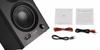 Edifier MR4 42W Monitor 4 Inch High Sound PC DTM Wired External Speaker for Studio TRS Headphone Terminal 2 1 Black Speaker, Mid-bass Speaker,