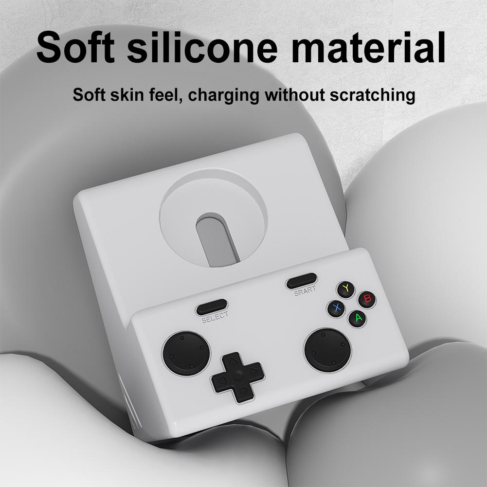 Подставка-зарядка Силиконовая док-станция Держатель зарядного кабеля Экономия места Настольный держатель для часов для Apple Watch 10 9 8 7 6 5 4 3 2 1 Ultra 2/SE