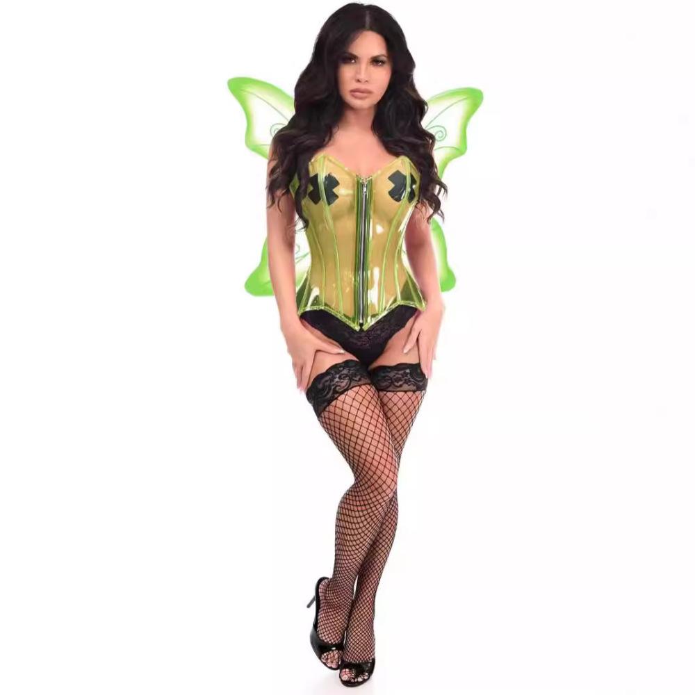 Глянцевые крылья ангела для эльфийской принцессы-эльфа, отражающие крылья для косплея на Хэллоуин, аксессуары для костюмированной вечеринки в виде бабочки