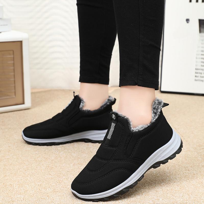 Women Shoes Cotton-padded Shoes Winter Warmth and Plush Thickening for Outdoor Cotton Shoes and Snow Boots for Daily Travel