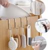 4pcs Practical  Stainless Steels Hook Double S-Shaped Hook Hanger Space Saving Rack for Kitchen and Bathroom Storage