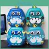 Backpack Eggshell Cute With Robot Print Design For Daily Daycare Children Use