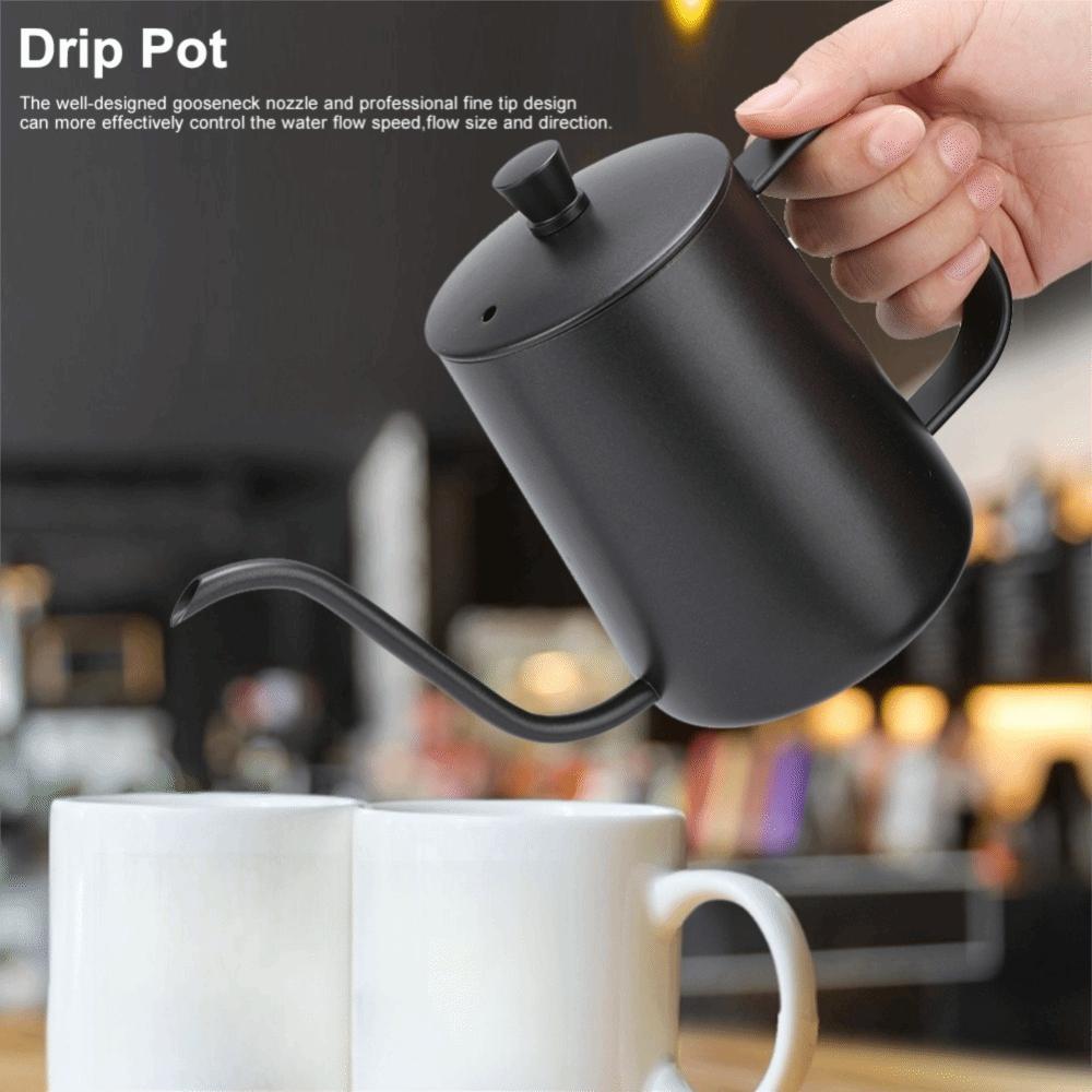 600ml Capacity Gooseneck Tea Kettle Long Narrow Spout Gooseneck Kettle Coffee Brewing