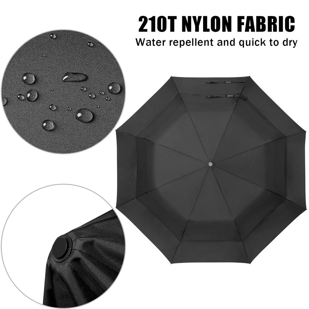 Upgraded 8 Automatic G4Free Folding Golf Automatic 8 Strong Wind Rainy Season For Both Sunny and Rainy Storage Pouch Included [New Version, Ribs,