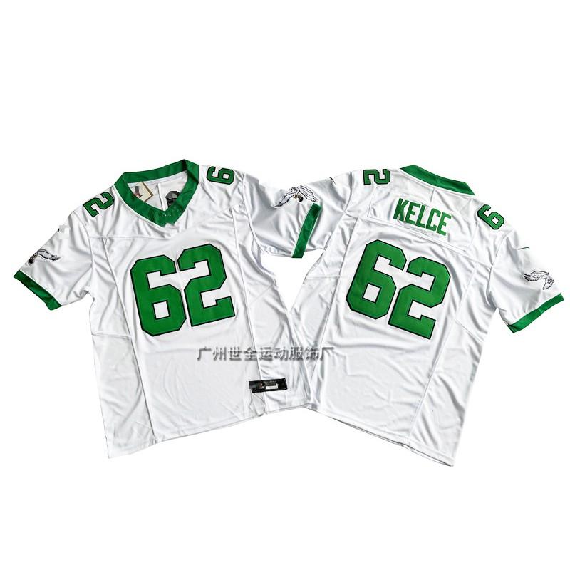 Mens Retro Embroidered American Football Jersey Philadelphia Eagles Vintage Style Sport Shirt Fan Wear