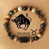 Graphic Stone Natural Stone Bracelet Adjustable Beaded Bracelet  Daily Wear