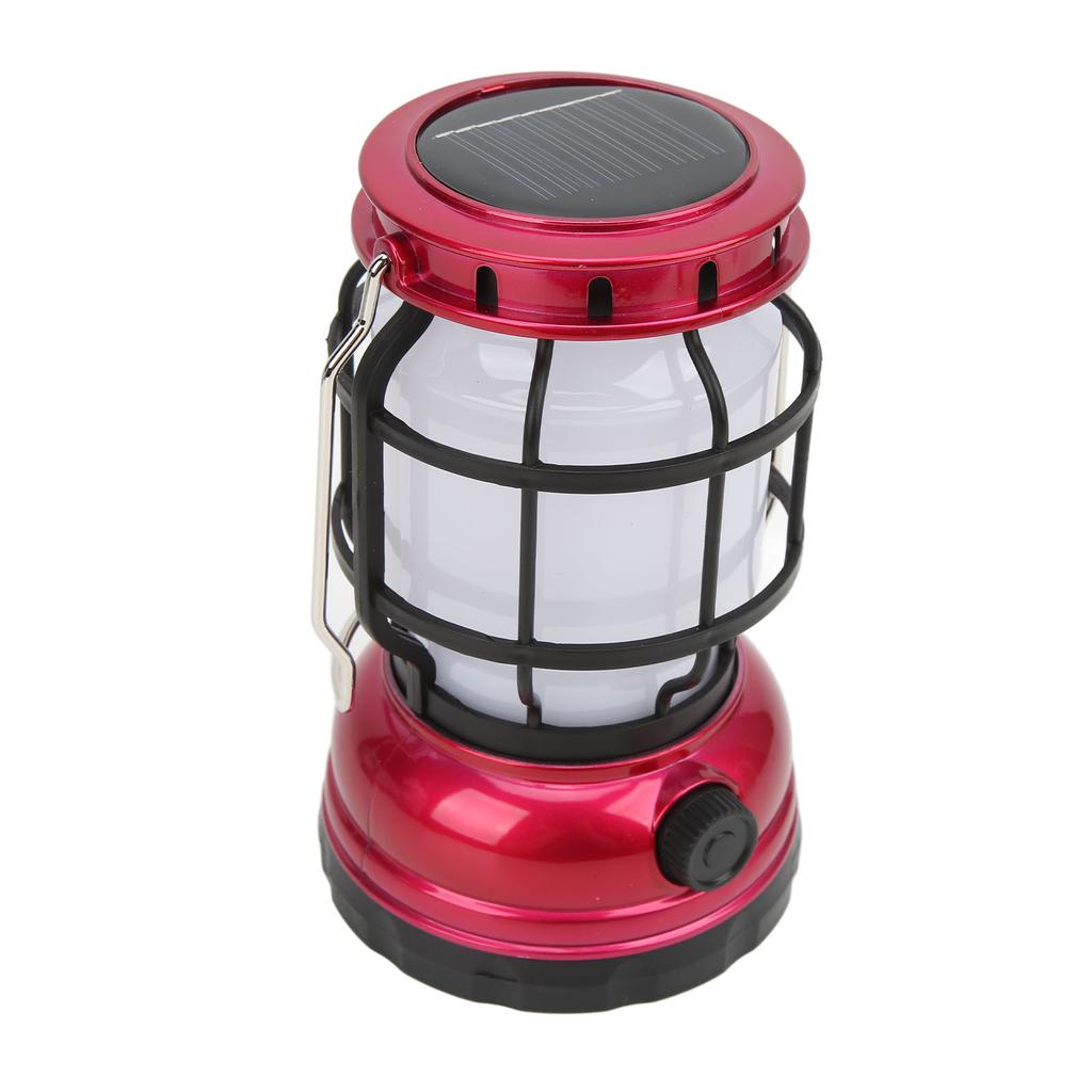 LED Camping Lantern USB Rechargeable Solar Powered Camping Light for Emergency Hiking Home