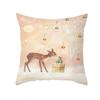 New Year Merry Christmas Christmas Decoration Print Pattern Cushion Cover Home Living Room Sofa Decoration Pillow Cover