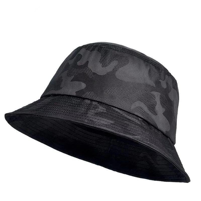 Breathable Camouflage Fisherman Hat Fashion Shade Bucket Hats Men Women Outdoor Travel Leisure Cap Cotton Panama Caps