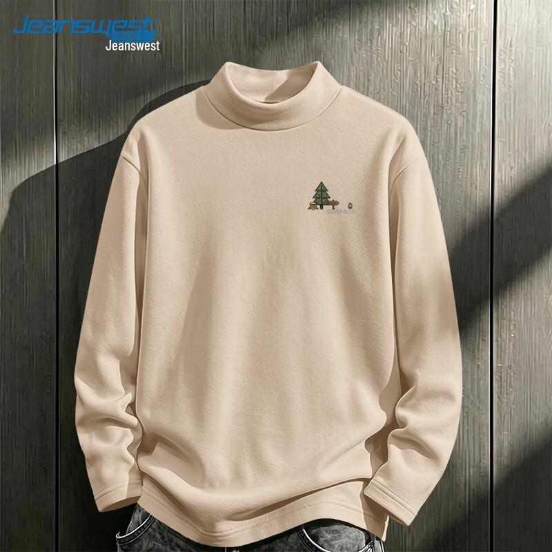 Мужская термофутболка с длинным рукавом и воротником-стойкой Jeanswest