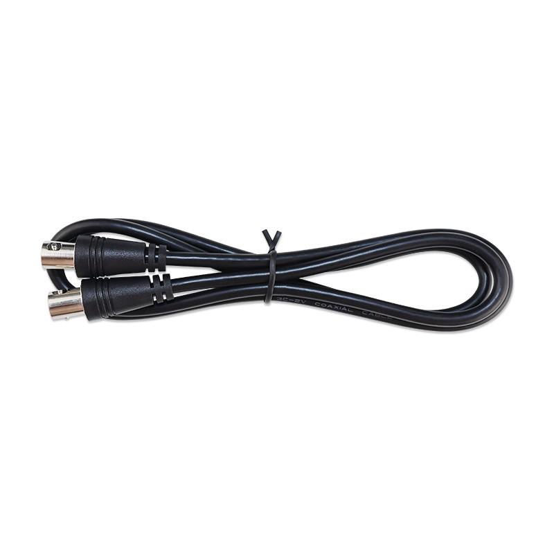 1-Meter BNC Surveillance Coaxial Video Cable with Dual Female Connectors for HD Cameras