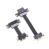 Pcie 3.0 X1 Riser Cable 90° Right Angle Extension Cable High-Speed Pci Express 1X Riser Card Ribbon Extender