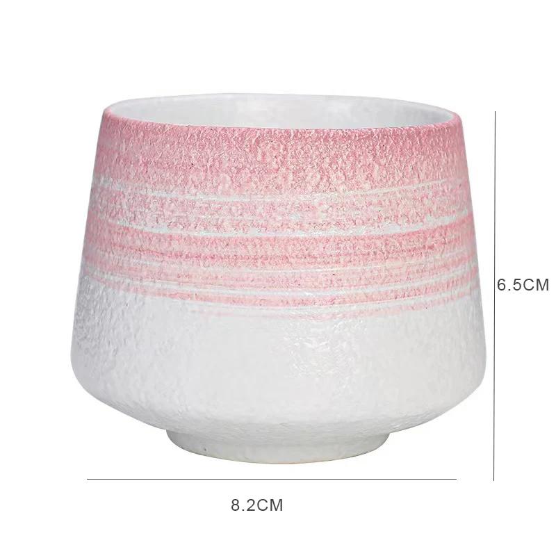 Большая керамическая чашка для чая Фарфоровые чашки для чая Чайная утварь Японский чайный сервиз Кунг-фу Чашка для воды Мастер-чашка Одинарная чашка Керамическая чашка Керамическая посуда