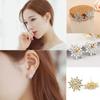 Женские Кристальные Серьги-Снежинки Бижутерия Заявление Серьги Для Женщин Серьги Модная Бижутерия