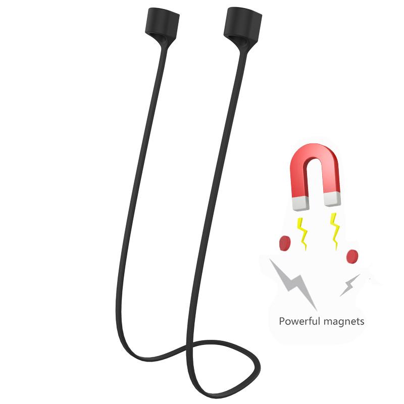 For AirPods1/2/3  Anti-Lost Magnetic Silicone Earphone String Rope For Airpods Pro Earphones Strap Cord