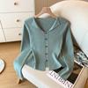 Slim-fit V-neck Bottoming Shirt Women's High-end Sweater Long-sleeved Knitted Sweater Top