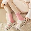 5 Pairs of Cozy Heart-Embroidered Socks - Soft, Fluffy, Mid-Calf Length, Women Autumn Winter Socks | Heart Embroidery Socks | Texture Socks