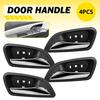 4 внутренние дверные ручки со стороны водителя и пассажира для Chevrolet Cruze 2011-2015 годов выпуска, черные.