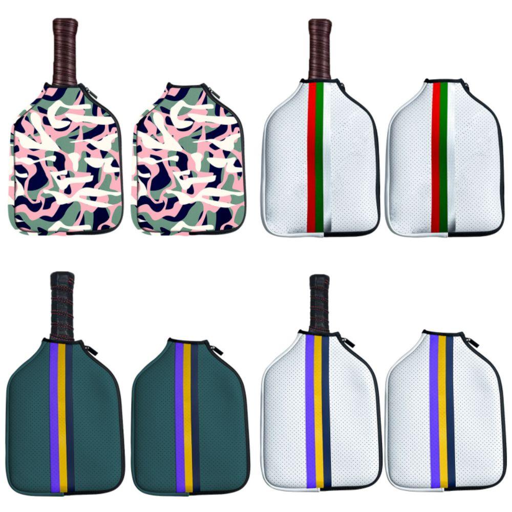Zipper Closure Pickleball Paddle Cover Protective Case Pickleball Storage Bag Practice Training