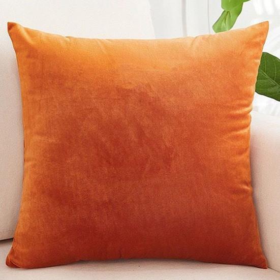 Velvet Pillowcase Pure Color Halloween Home Office Party Decor Bedroom Car Living Room