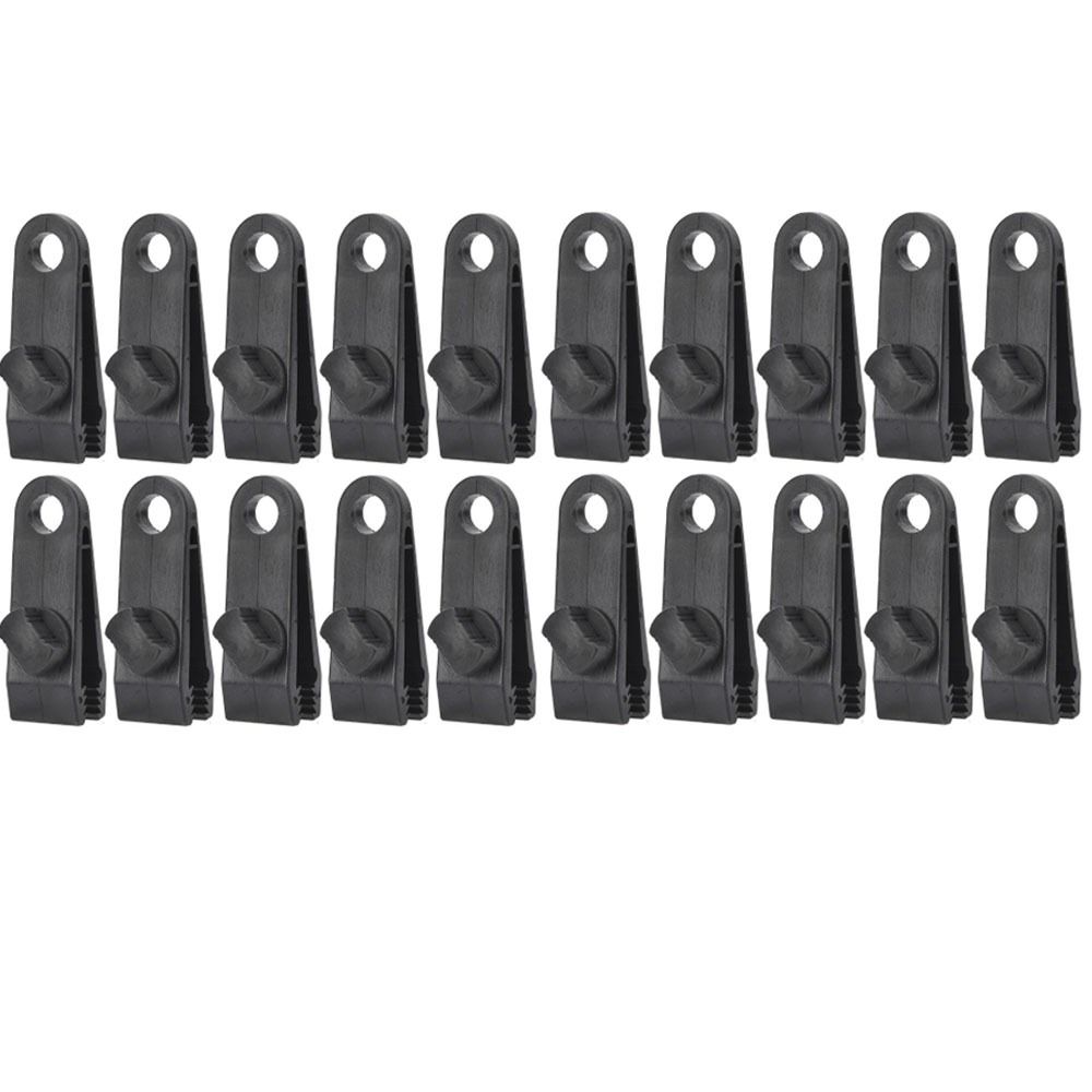 20Pcs PP Tarp Clips Portable Tarp Clamps Durable Windproof Awning Tarp Outdoor Camping