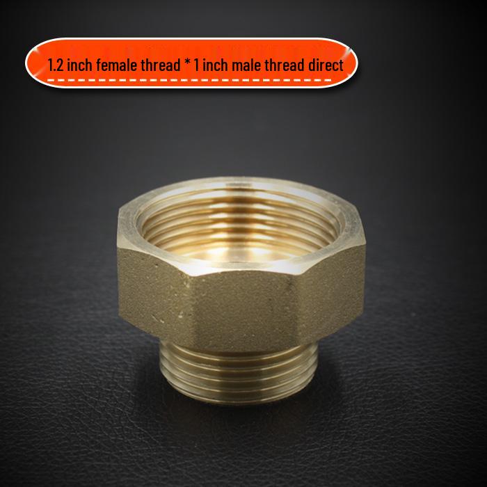 Copper Reducing Threaded Coupling Adapter for Male/Female: 1/2", 3/8", 1/4", 1/8" Connector
