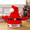Plush Christmas Hat Polyester Santa Snowman Hat Xmas Cap Xmas Arts Hats  Xmas Gift