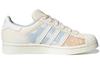 adidas Оригинальные кроссовки Superstar Удобные Износостойкие Кремовые 'Cream Light Bluegray' Женские GW3310