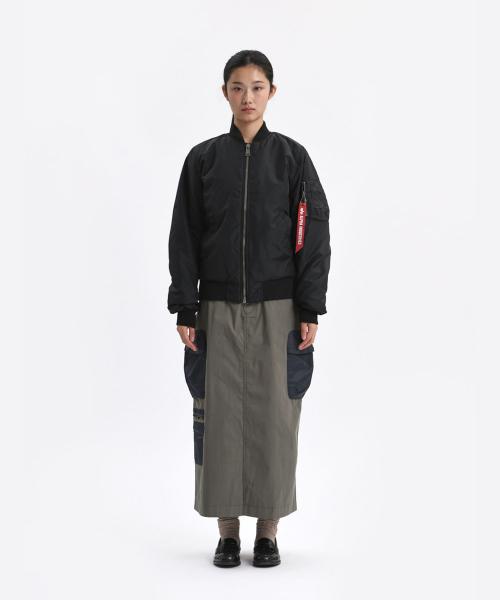 Alpha Industries Ma-1 Oxford Flight Jacket Black