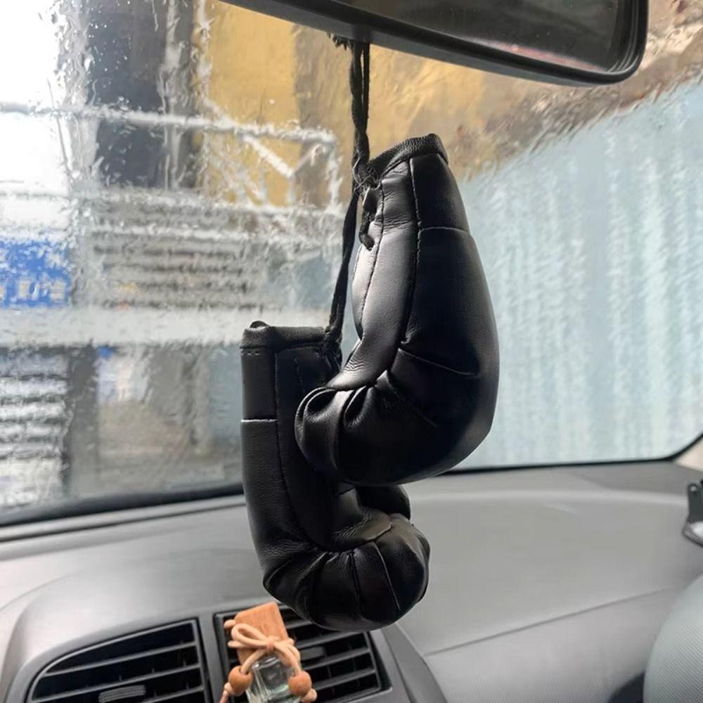 1 Set Easy To Hang Boxing Gloves Pendant Waterproof Miniature Punching Gloves Gym Bag