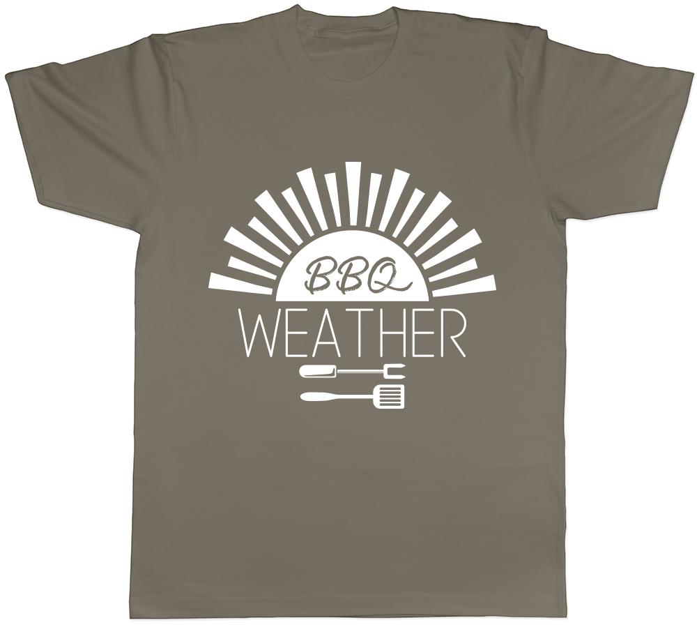 BBQ Weather Unisexs Unisexs Ladies TShirt Tee