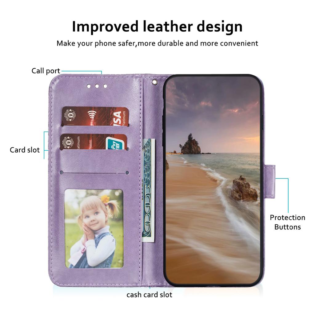 Чехол-книжка в стиле Flip Book с цветочным принтом для Xiaomi Redmi Note 11 Pro 12 10 Redmi 10C 11A 10A Mi 11 Lite 11T Poco X4 Pro 5G Cover M4
