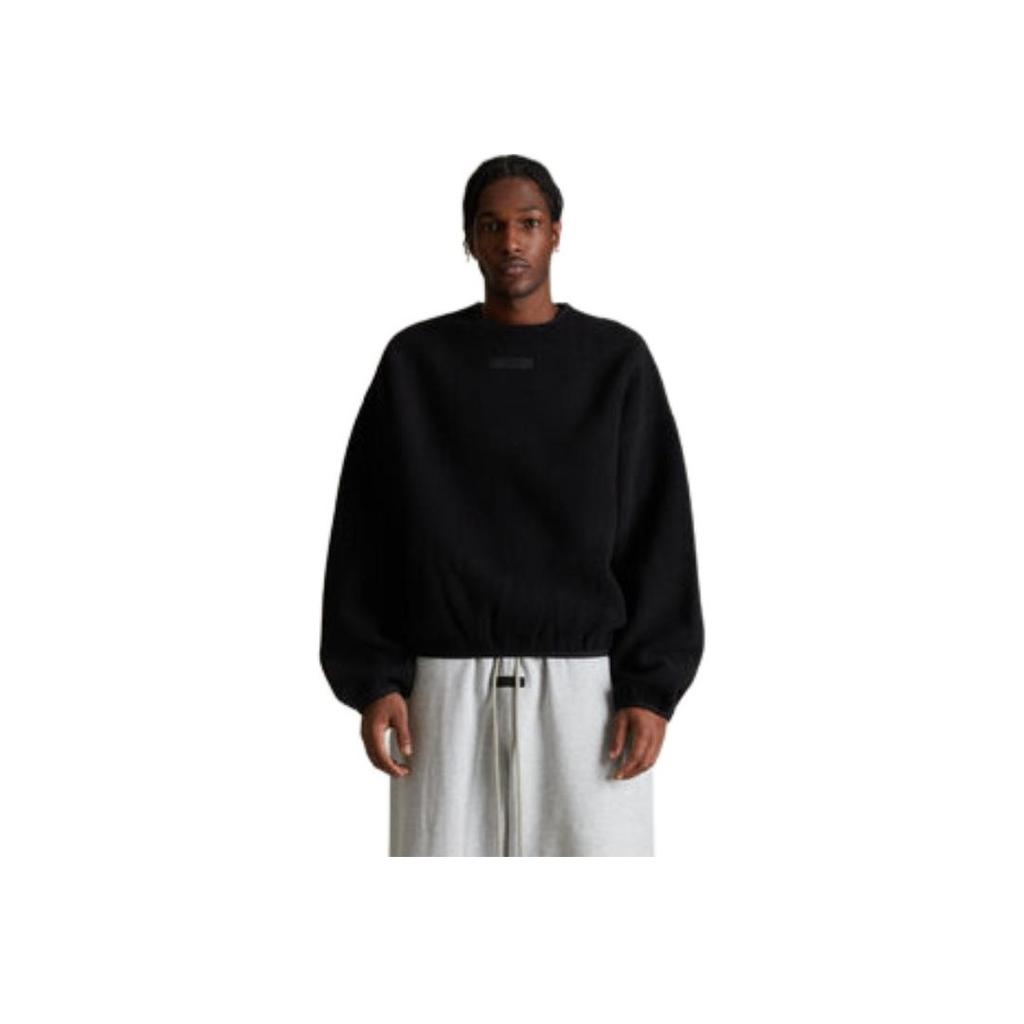 Fear of God Essentials Crewneck Sweater Jet Black Men Tops 192SP244704F
