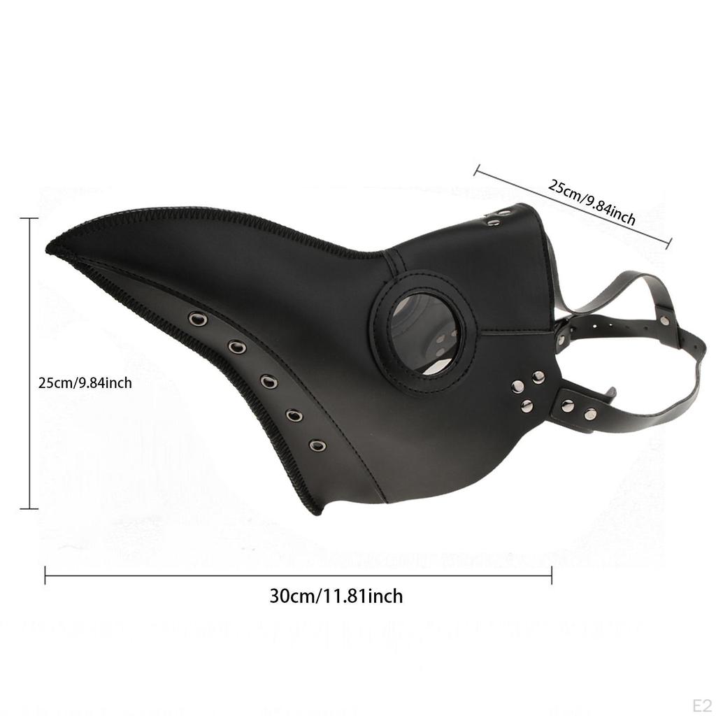 Маска в стиле стимпанк на Хэллоуин из искусственной кожи для костюмированного костюма для мужчин и женщин