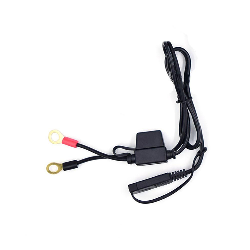 1× Провода для зарядки аккумулятора (SAE) Кольцевые клеммы аккумулятора к адаптеру SAE EL105