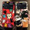 Мультяшный Кот Чехол для Телефона для Xiaomi Poco F8 C61 C50 M5 F1 C75 M3 M4 M7 X3 X4 X5 X7 Pro C71 F3