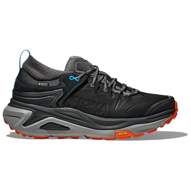 HOKA One One Kaha 3 Нескользящие и водонепроницаемые дышащие низкие альпинистские походные ботинки Мужские Черные 1162532-BKGL