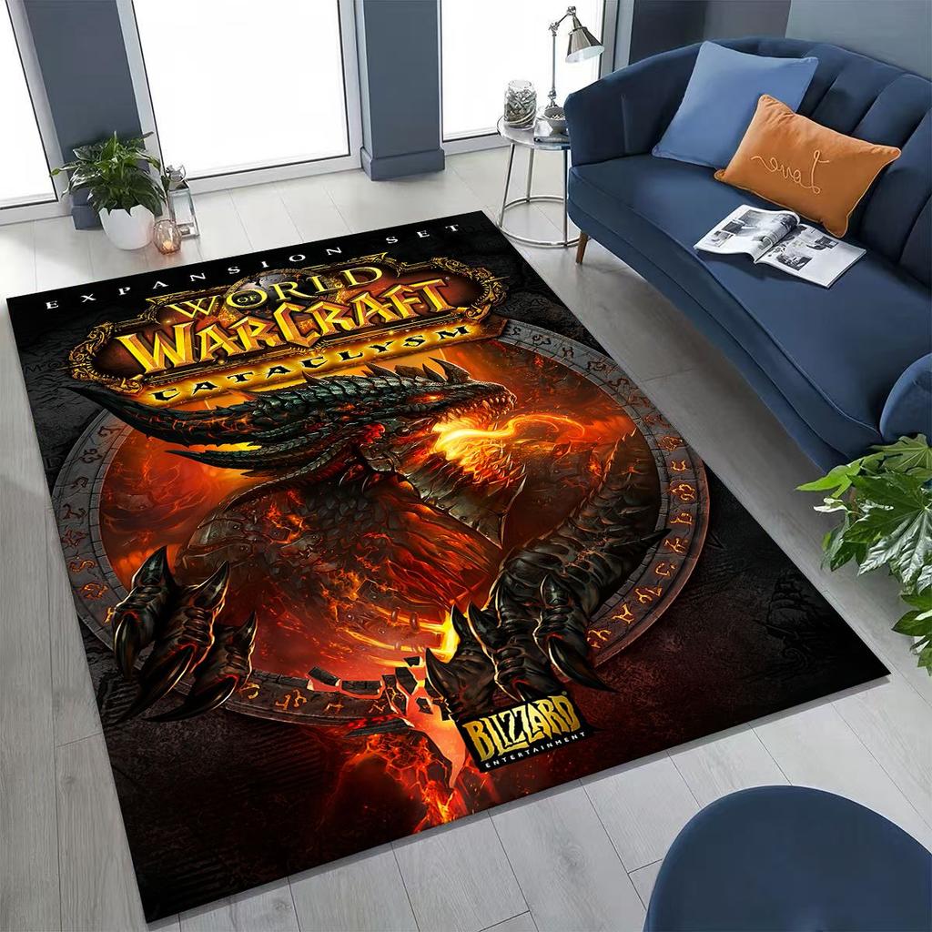 WOW World of Warcraft Артас Демон Иллидан Сильванас Ковер для Спальни Гостиной Дивана Дома Придверный Коврик Декор, Детский Нескользящий Коврик