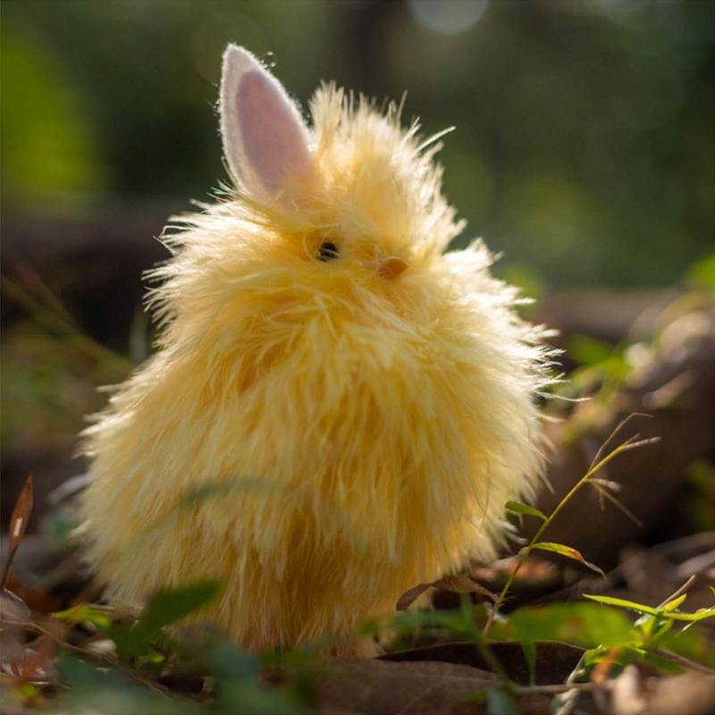 Пасхальные украшения в виде цыплят Искусственное украшение в виде цыпленка Ручная работа Маленькая желтая игрушка-цыпленок для праздника Супермаркет