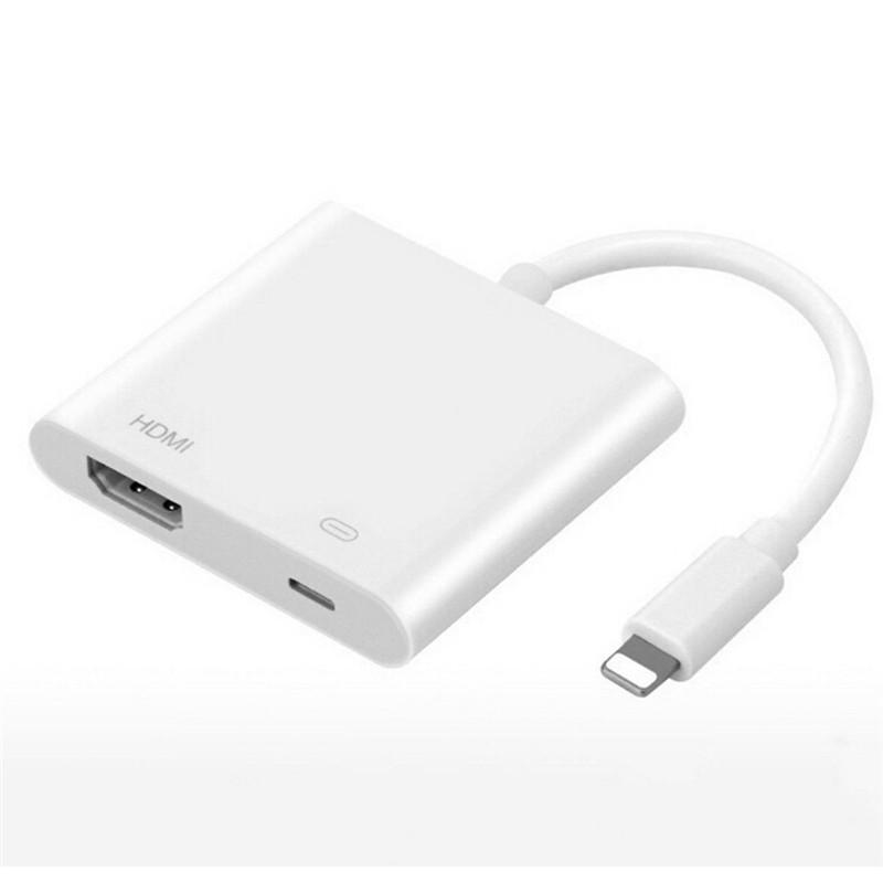 Lightning Digital AV адаптер 8Pin Lightning к HDMI кабель для iPhone 8 7 X iPad
