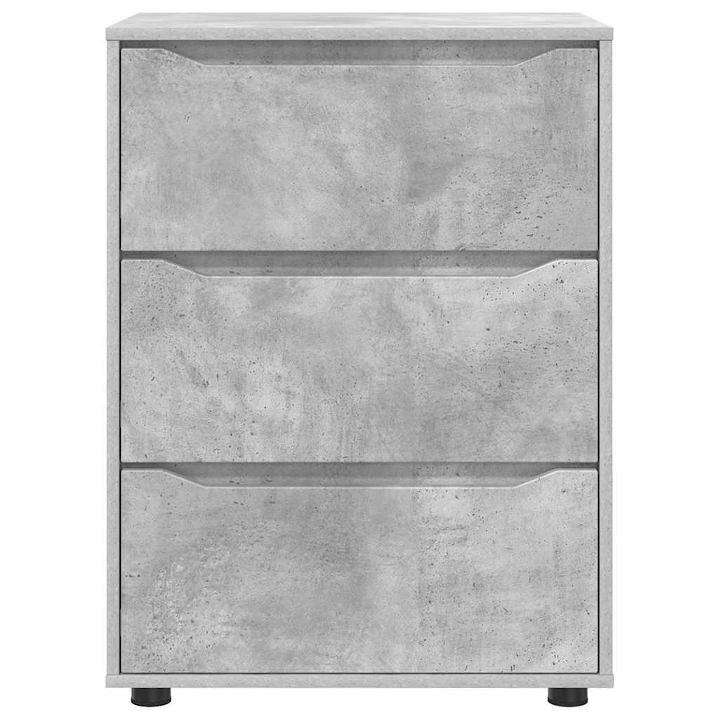 Storage Cabinet Concrete Grey 60 x 48 x 81 cm Engineered Wood